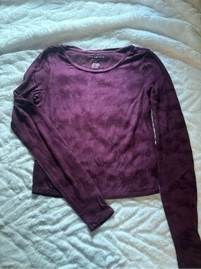 American Eagle Outfitters Ribbed Long Sleeve Tee